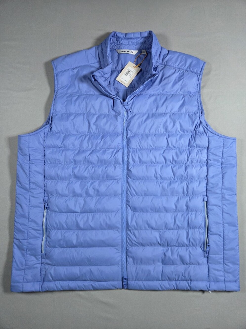 Peter Millar Men's XXL Light Blue All Course Puffer Vest NWT $200